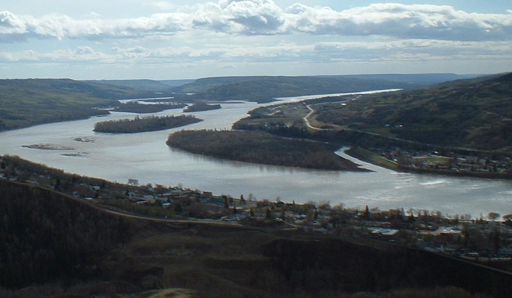 Photograph of Sisson's Island taken from 12 Foot Davis Outlook Point in May.