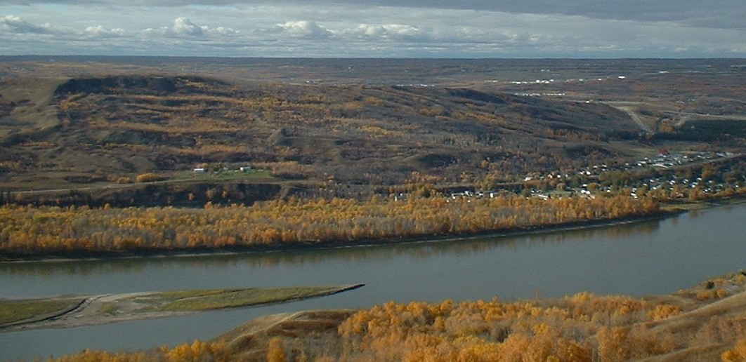 Photograph of Sisson's Island taken from Sagitawa Outlook Point in September.